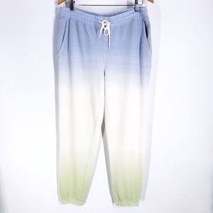 Rails Kingstone blue mint dip dye sweatpants Size XL NWT